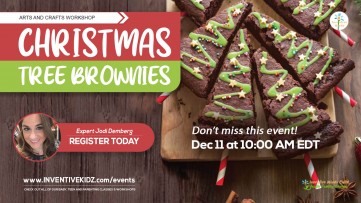 Christmas Tree Brownies